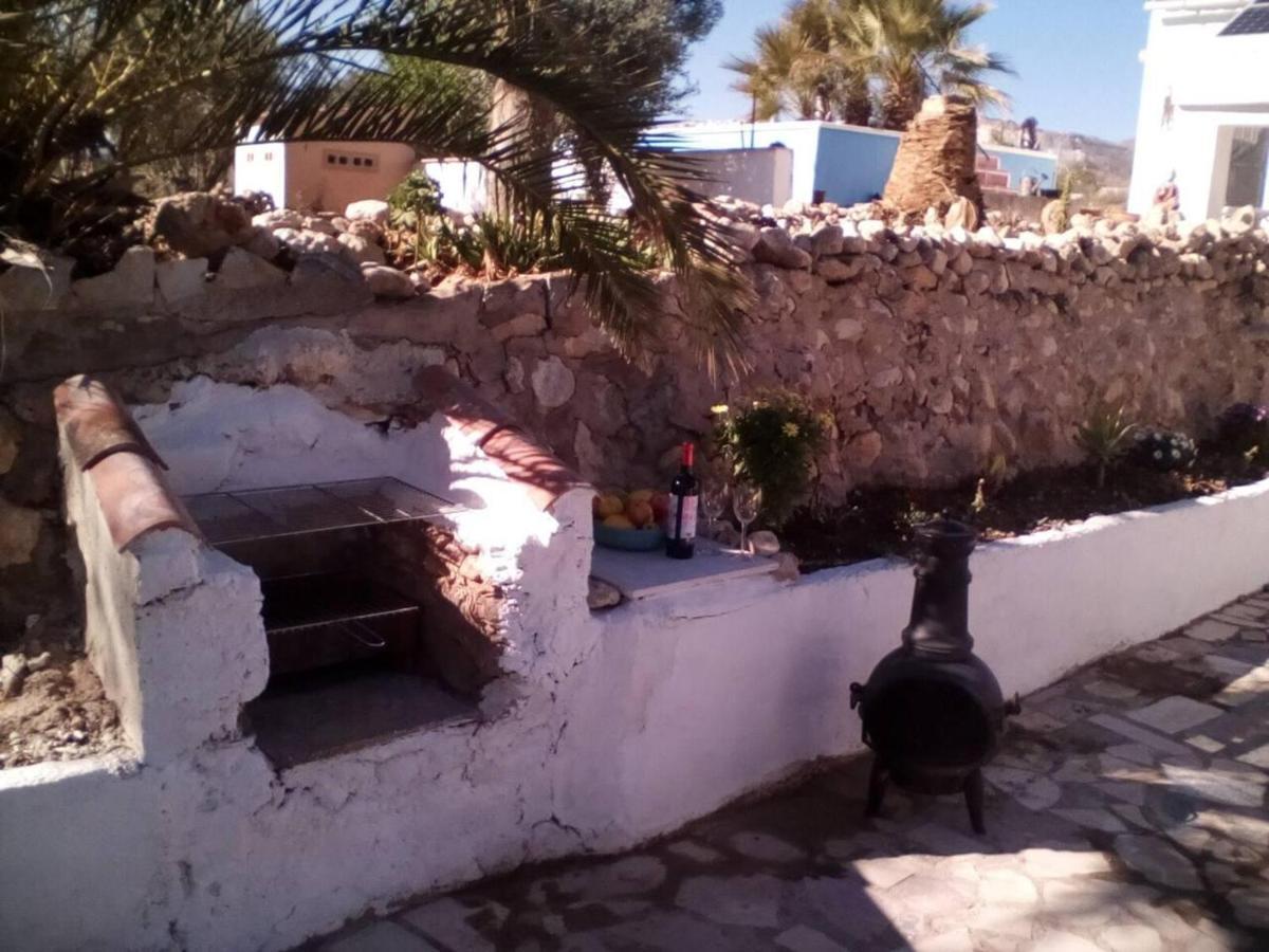 Traditional Spanish Cave House In Alguena Villa Buitenkant foto