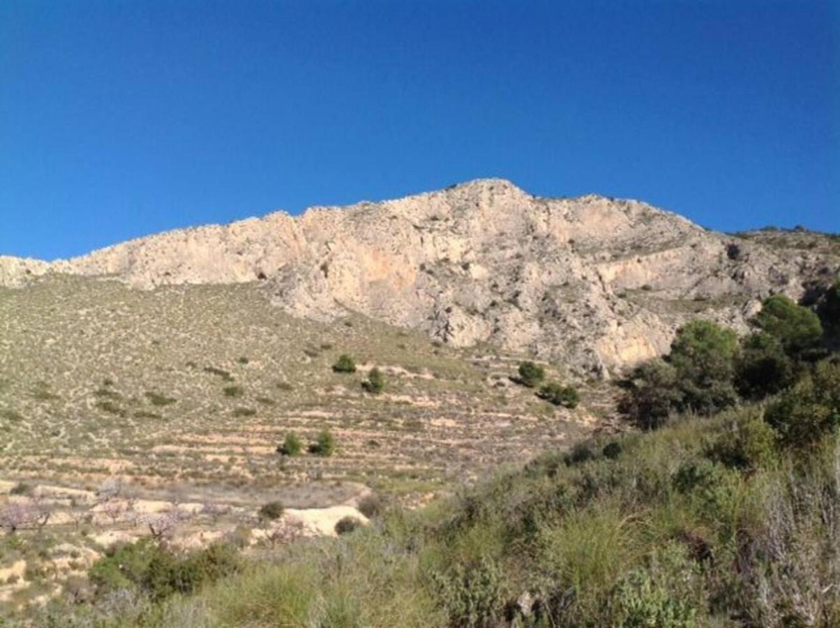 Traditional Spanish Cave House In Alguena Villa Buitenkant foto